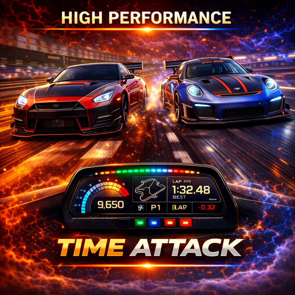 Time attack parts and track performance setups